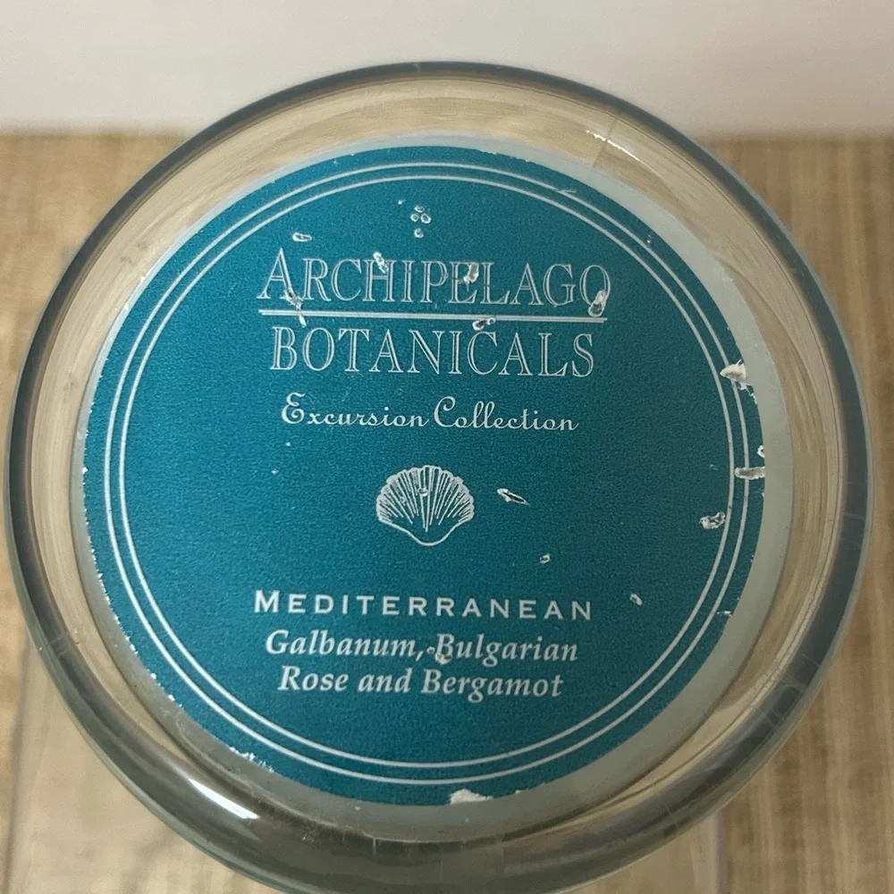 Archipelago Botanicals Excursion Collection Mediterranean Scent 60 Hour Candle